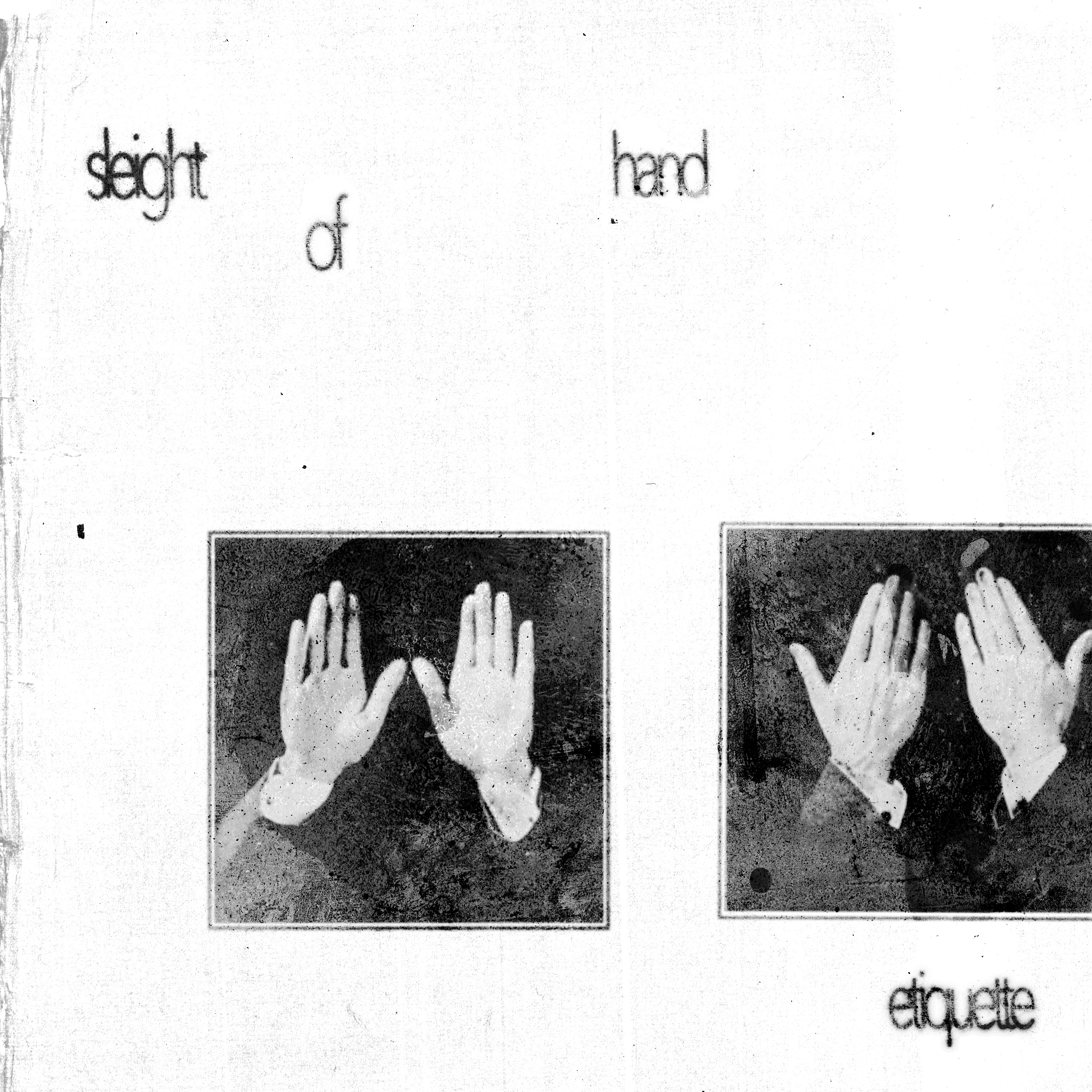 Artwork for Sleight of Hand by Etiquette